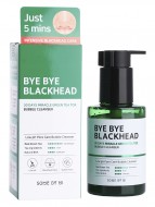 Some By Mi Пузырьковая маска-пенка от черных точек с экстрактом зеленого чая Bye Bye Blackhead 30 Days Miracle Green Tea Tox Bubble Cleanser, 120 мл