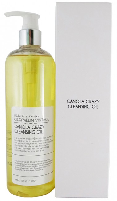 Graymelin Canola Crazy Cleansing Oil Очищающее масло, 500 мл Graymelin Canola Crazy Cleansing Oil Очищающее масло, 500 мл