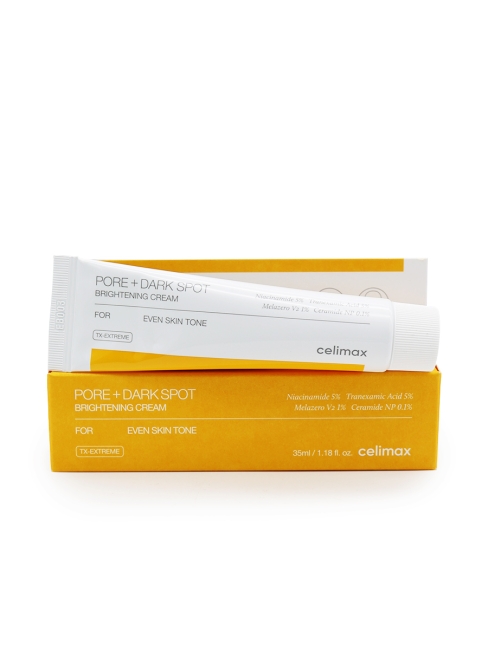 Celimax Крем для выравнивания тона и рельефа кожи Pore+Dark Spot Brightening Cream, 35 мл Celimax Крем для выравнивания тона и рельефа кожи Pore+Dark Spot Brightening Cream, 35 мл