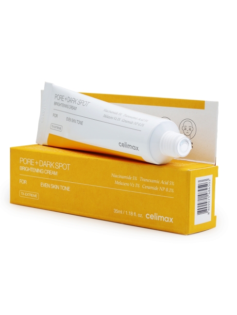Celimax Крем для выравнивания тона и рельефа кожи Pore+Dark Spot Brightening Cream, 35 мл Celimax Крем для выравнивания тона и рельефа кожи Pore+Dark Spot Brightening Cream, 35 мл
