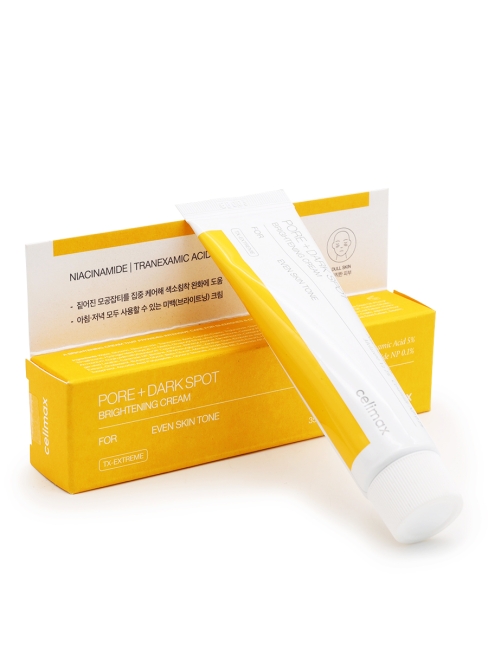 Celimax Крем для выравнивания тона и рельефа кожи Pore+Dark Spot Brightening Cream, 35 мл Celimax Крем для выравнивания тона и рельефа кожи Pore+Dark Spot Brightening Cream, 35 мл