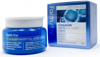 FarmStay Collagen Water Full Moist Cream Увлажняющий крем с коллагеном, 100 мл FarmStay Collagen Water Full Moist Cream Увлажняющий крем с коллагеном, 100 мл