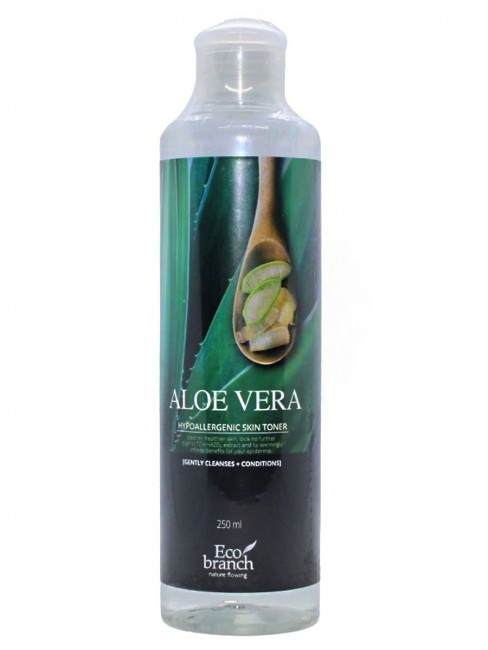Eco Branch Тоник для лица с экстрактом алоэ Aloe Vera Hypoallergenic Skin Toner, 250 мл Eco Branch Тоник для лица с экстрактом алоэ Aloe Vera Hypoallergenic Skin Toner, 250 мл