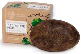 Siberina Натуральное мыло Дегтярное, 90 г