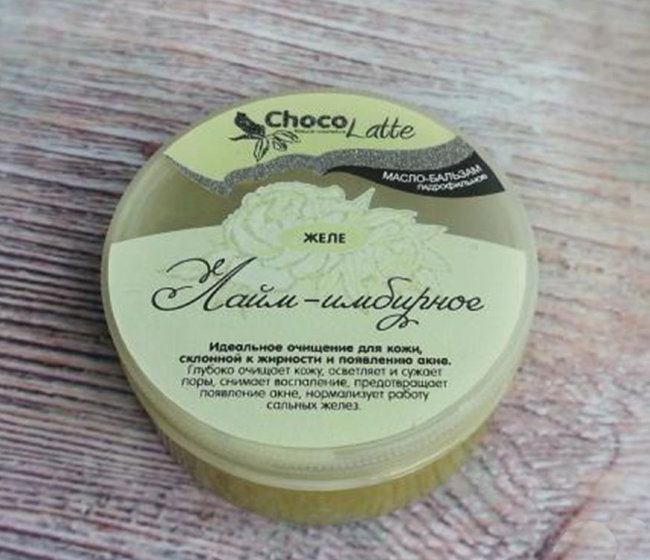 ChocoLatte Желе Лайм-Имбирное гидрофильное масло-бальзам для жирной и проблемной кожи, 60 г ChocoLatte Желе Лайм-Имбирное гидрофильное масло-бальзам для жирной и проблемной кожи, 60 г