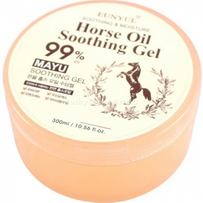 EUNYUL Horse Oil Soothing Gel Успокаивающий гель с лошадиным маслом, 300 мл