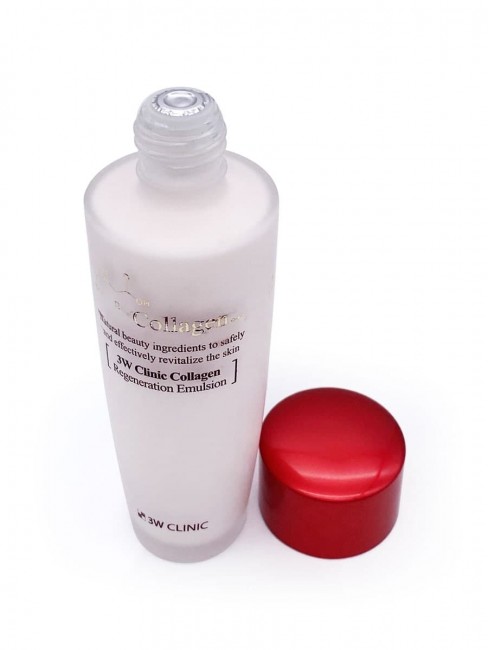 3W Clinic Восстанавливающая эмульсия с коллагеном Collagen Regeneration Emulsion, 150 мл 3W Clinic Восстанавливающая эмульсия с коллагеном Collagen Regeneration Emulsion, 150 мл