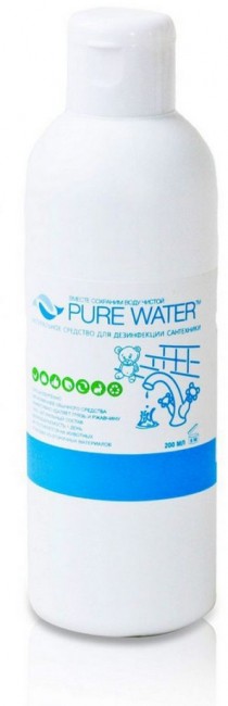 Pure Water Натуральное средство для дезинфекции, 200 мл Pure Water Натуральное средство для дезинфекции, 200 мл