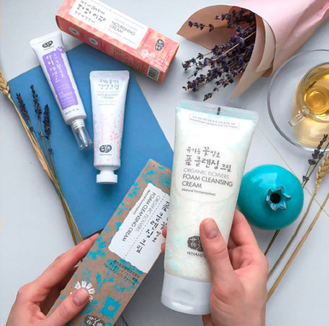 Whamisa Organic Flowers Nourishing Cream Day & Night Крем питательный день и ночь на основе цветочных ферментов, 50 мл