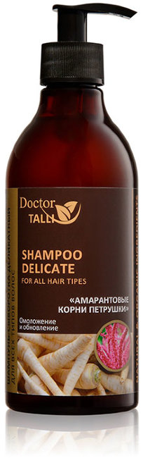 Doctor TALLI Shampoo Delicate Шампунь-сыворотка деликатный Амарантовые Корни Петрушки, 400 мл