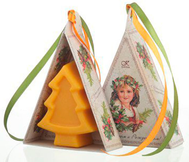 Kleona Подарочное мыло Рождественский мандарин, 80 г