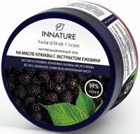 Innature Крем для тела на масле клюквы с экстрактом ежевики, 250 мл