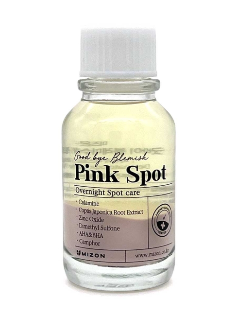 Mizon Эффективное ночное средство для борьбы с акне и воспалениями кожи Good Bye Blemish Pink Spot, 19 мл