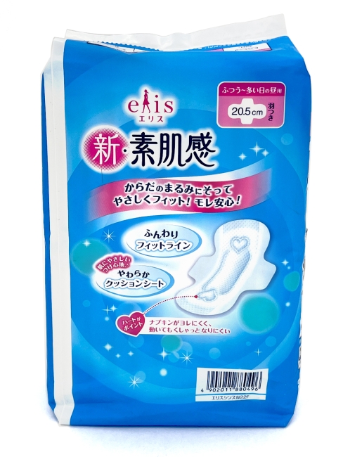 Elis Прокладки гигиенические классические с мягкой поверхностью с крылышками New Skin Feeling, 20,5 см*22 шт