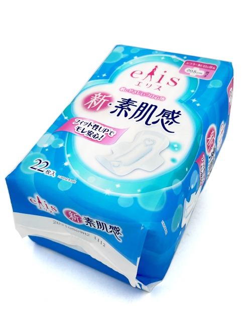 Elis Прокладки гигиенические классические с мягкой поверхностью с крылышками New Skin Feeling, 20,5 см*22 шт