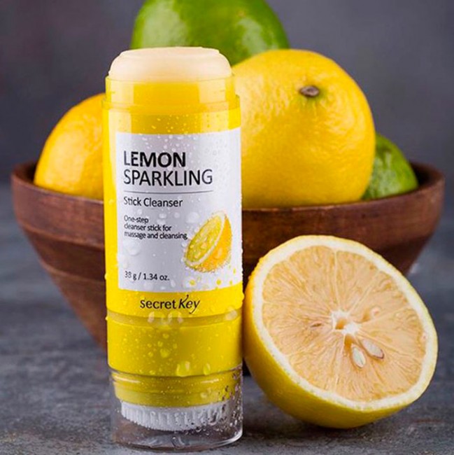 Secret Key Lemon Sparkling Stick Cleanser Стик очищающий, 38 г