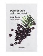 MISSHA Pure Source Cell Sheet Mask Acai Berry Тканевая маска с экстрактом ягод асаи, 21 г MISSHA Pure Source Cell Sheet Mask Acai Berry Тканевая маска с экстрактом ягод асаи, 21 г