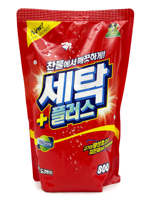 Sandokkaebi Стиральный порошок с ферментами Powder Detergent Saetak Plus, 800 г Sandokkaebi Стиральный порошок с ферментами Powder Detergent Saetak Plus, 800 г