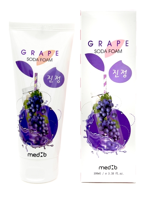 Med B Пенка для умывания с экстрактом винограда и содой Grape Soda Foam, 100 мл