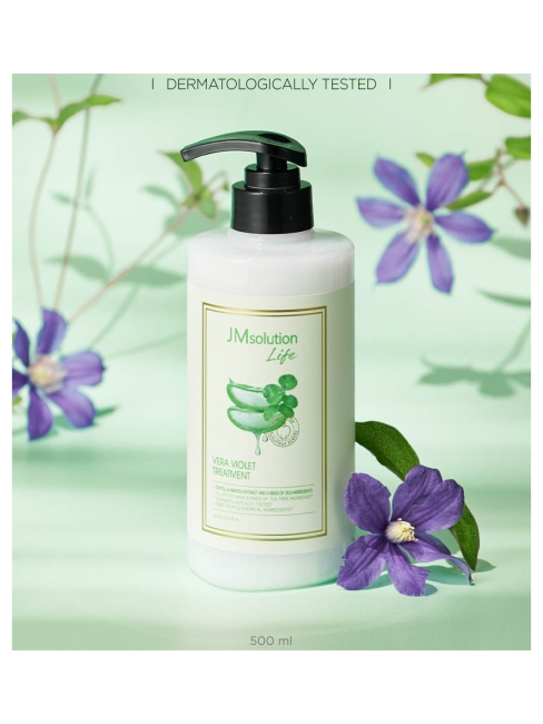 JMsolution Маска для волос укрепляющая с экстрактом алоэ вера Life Vera Violet Treatment, 500 мл JMsolution Маска для волос укрепляющая с экстрактом алоэ вера Life Vera Violet Treatment, 500 мл
