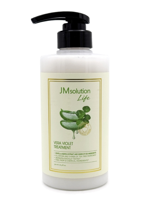 JMsolution Маска для волос укрепляющая с экстрактом алоэ вера Life Vera Violet Treatment, 500 мл JMsolution Маска для волос укрепляющая с экстрактом алоэ вера Life Vera Violet Treatment, 500 мл