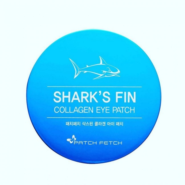 Patch Fetch Гидрогелевые патчи с экстрактом Акульего хряща Shark’s Fin Collagen Eye Patch, 60 шт Patch Fetch Гидрогелевые патчи с экстрактом Акульего хряща Shark’s Fin Collagen Eye Patch, 60 шт