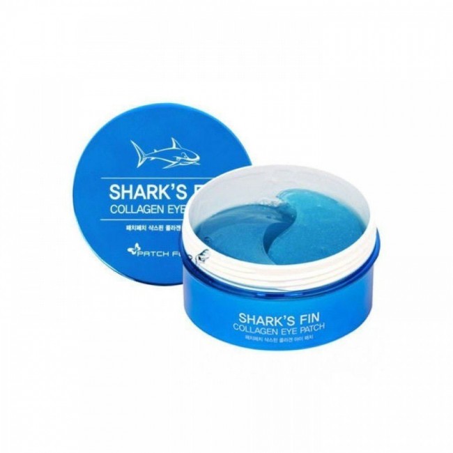 Patch Fetch Гидрогелевые патчи с экстрактом Акульего хряща Shark’s Fin Collagen Eye Patch, 60 шт Patch Fetch Гидрогелевые патчи с экстрактом Акульего хряща Shark’s Fin Collagen Eye Patch, 60 шт