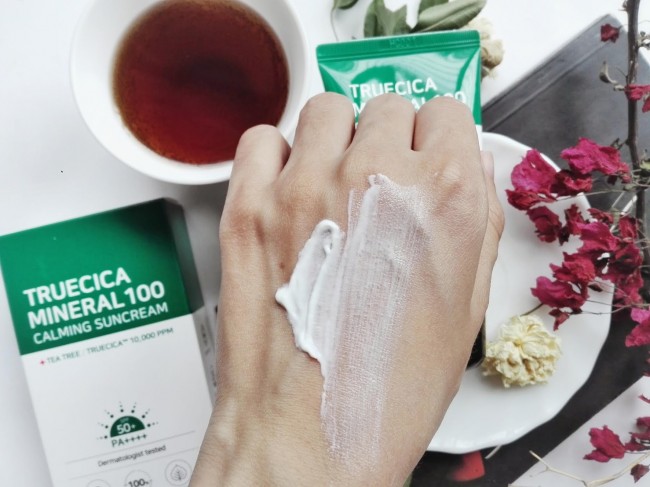 Some by mi Успокаивающий солнцезащитный крем Truecica Mineral 100 Calming Suncream SPF 50PA++++, 50 мл