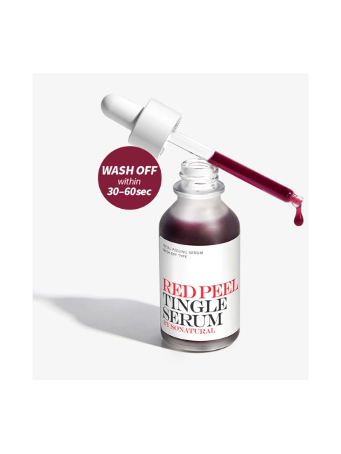 So Natural Кислотная сыворотка с тингл-эффектом Red Peel Tingle Serum, 35 мл