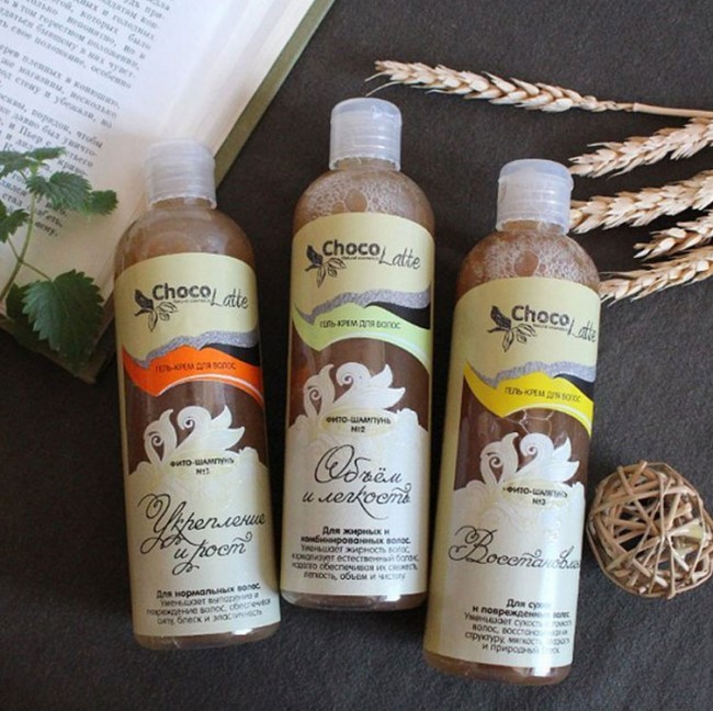ChocoLatte Гель-крем для волос Фито-Шампунь №1 для Укрепления и Роста нормальных волос, 200 мл