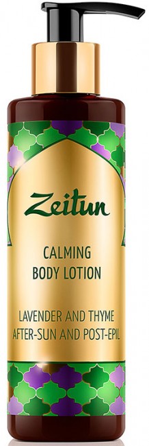 Zeitun Успокаивающий лосьон для тела "Чабрец и лаванда" после загара и депиляции, 200 мл Zeitun Успокаивающий лосьон для тела "Чабрец и лаванда" после загара и депиляции, 200 мл
