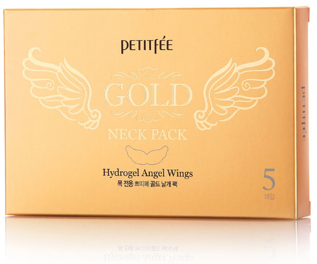 Petitfee Gold Neck Pack Гидрогелевые патчи с золотом для шеи, 5 шт Petitfee Gold Neck Pack Гидрогелевые патчи с золотом для шеи, 5 шт