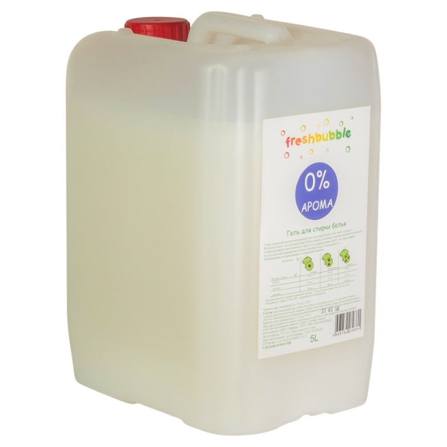 Freshbubble Гель для стирки белья без аромата 5 л Freshbubble Гель для стирки белья без аромата 5 л