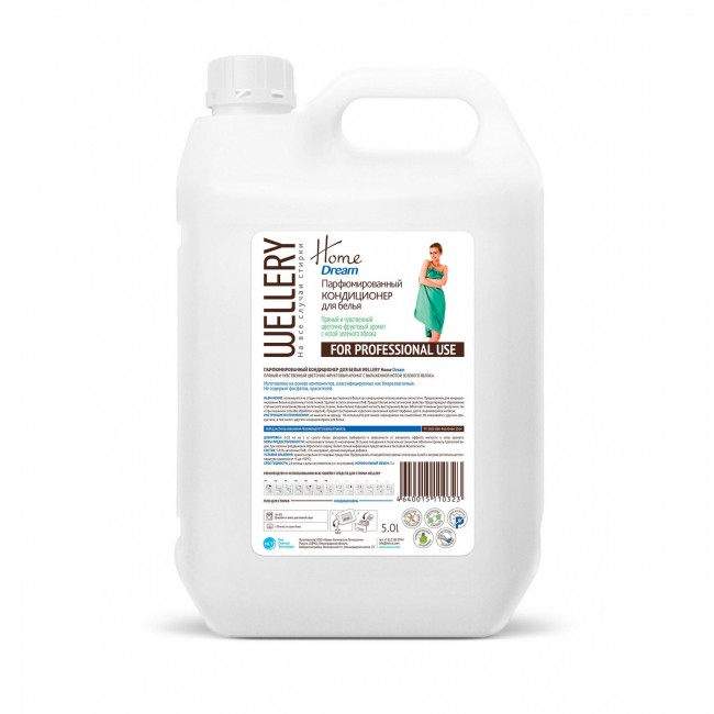 Wellery Кондиционер для белья аромат Зеленого яблока и Грейпфрута, 5 л. Wellery Кондиционер для белья аромат Зеленого яблока и Грейпфрута, 5 л.