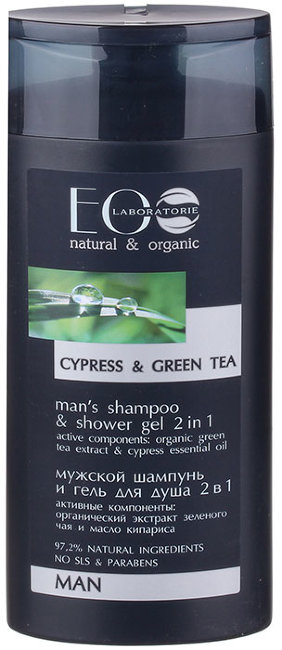 Ecolab Мужской Шампунь + гель для душа 2в1, 250 мл Ecolab Мужской Шампунь + гель для душа 2в1, 250 мл