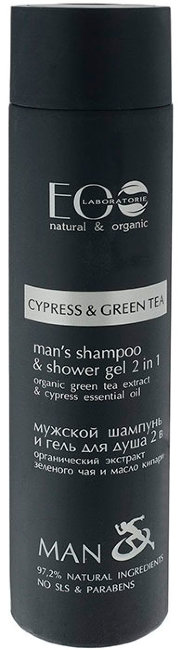 Ecolab Мужской Шампунь + гель для душа 2в1, 250 мл Ecolab Мужской Шампунь + гель для душа 2в1, 250 мл