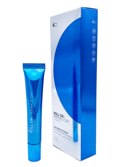 Eco Branch Увлажняющая сыворотка-роллер для век с коллагеном Roll On Wrinkle Off 7-Complex Age Defence Eye Serum Collagen, 25 мл