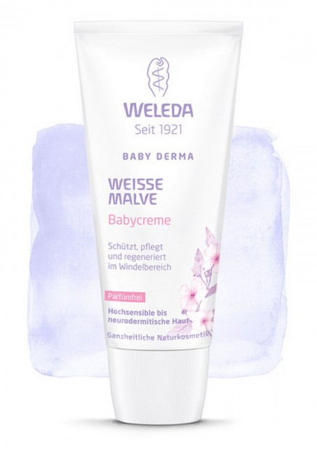 Weleda Крем для гиперчувствительной кожи в области пеленания с алтеем, 50 мл Weleda Крем для гиперчувствительной кожи в области пеленания с алтеем, 50 мл