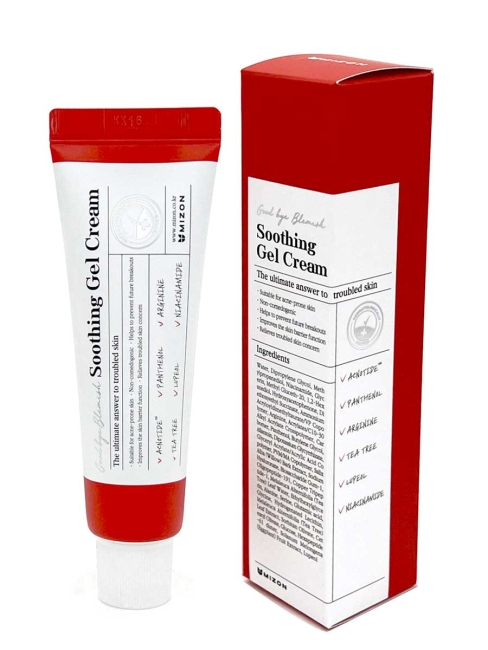 Mizon Крем-гель для проблемной кожи лица Good Bye Blemish Soothing Gel Cream, 55 мл Mizon Крем-гель для проблемной кожи лица Good Bye Blemish Soothing Gel Cream, 55 мл