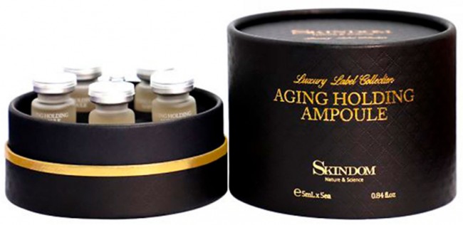 Skindom Aging Holding Ampoule Концентрат антивозрастной с эффектом лифтинга, 5 шт по 5 мл Skindom Aging Holding Ampoule Концентрат антивозрастной с эффектом лифтинга, 5 шт по 5 мл