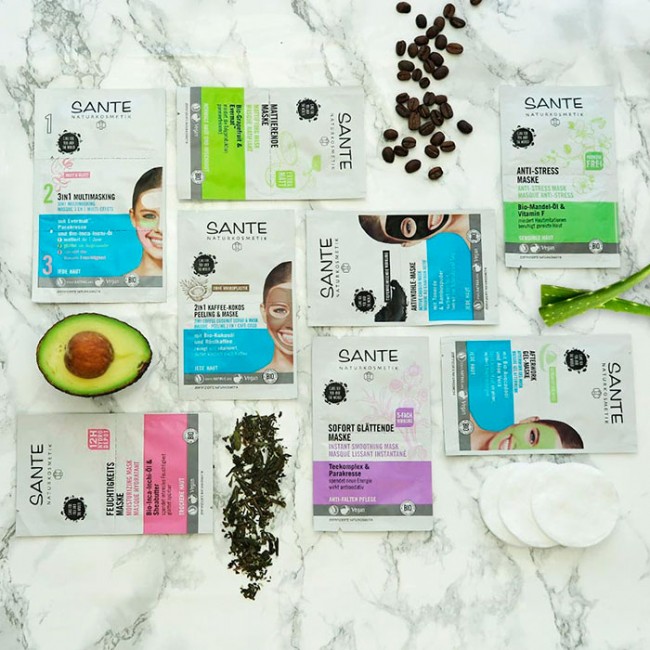 Sante Гелевая маска для лица Анти-Стресс, 8 мл