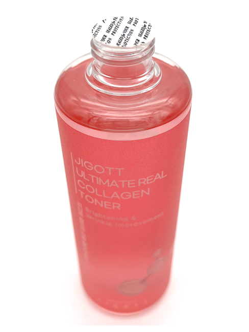 Jigott Тонер для лица антивозрастной с коллагеном Ultimate Real Collagen Toner, 300 мл