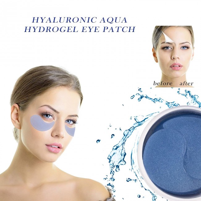 Med B Гидрогелевые патчи с восстанавливающим эффектом  Re-vitalizing Hyaluronic Aqua Eye Patches, 60 шт
