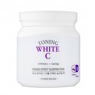 ETUDE HOUSE Toning White C Double Effect Sleeping Pack Увлажняющая осветляющая ночная маска для лица, 100 мл