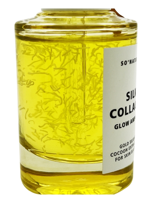So Natural Ампульная сыворотка для лица с коллагеном и золотым шелкопрядом Silk Collagen Glow Ampoule, 30 мл