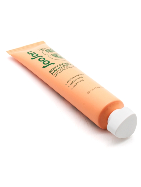 SOOSAN Увлажняющий крем для рук с ароматом дыни Soft Care Hand Cream Melon Splash, 50 мл