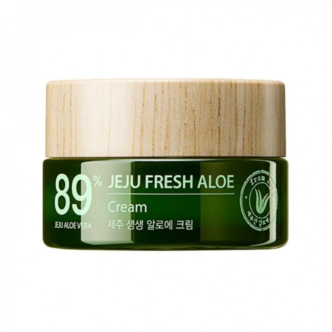 The Saem Крем для лица с алоэ Jeju Fresh Aloe Cream 89%, 50 мл The Saem Крем для лица с алоэ Jeju Fresh Aloe Cream 89%, 50 мл