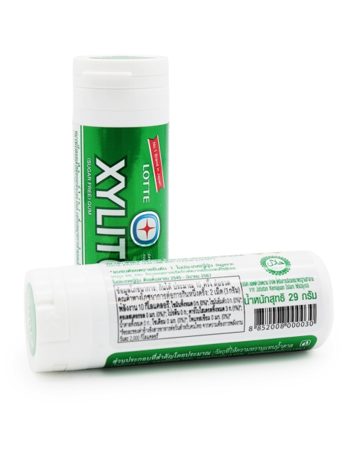 Lotte Жевательная резинка с ксилитолом без сахара освежающая лайм и мята Xylitol Gum Lime Mint Flavor, 2 шт х 29 г Lotte Жевательная резинка с ксилитолом без сахара освежающая лайм и мята Xylitol Gum Lime Mint Flavor, 2 шт х 29 г