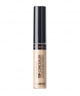 The Saem Консилер для маскировки недостатков Cover Perfection Tip Concealer Peach Beige, 6,5 г The Saem Консилер для маскировки недостатков Cover Perfection Tip Concealer Peach Beige, 6,5 г