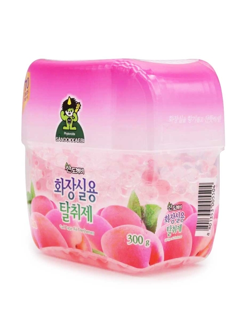 Sandokkaebi Гелевый освежитель воздуха для туалета Персик, 300 г Sandokkaebi Гелевый освежитель воздуха для туалета Персик, 300 г